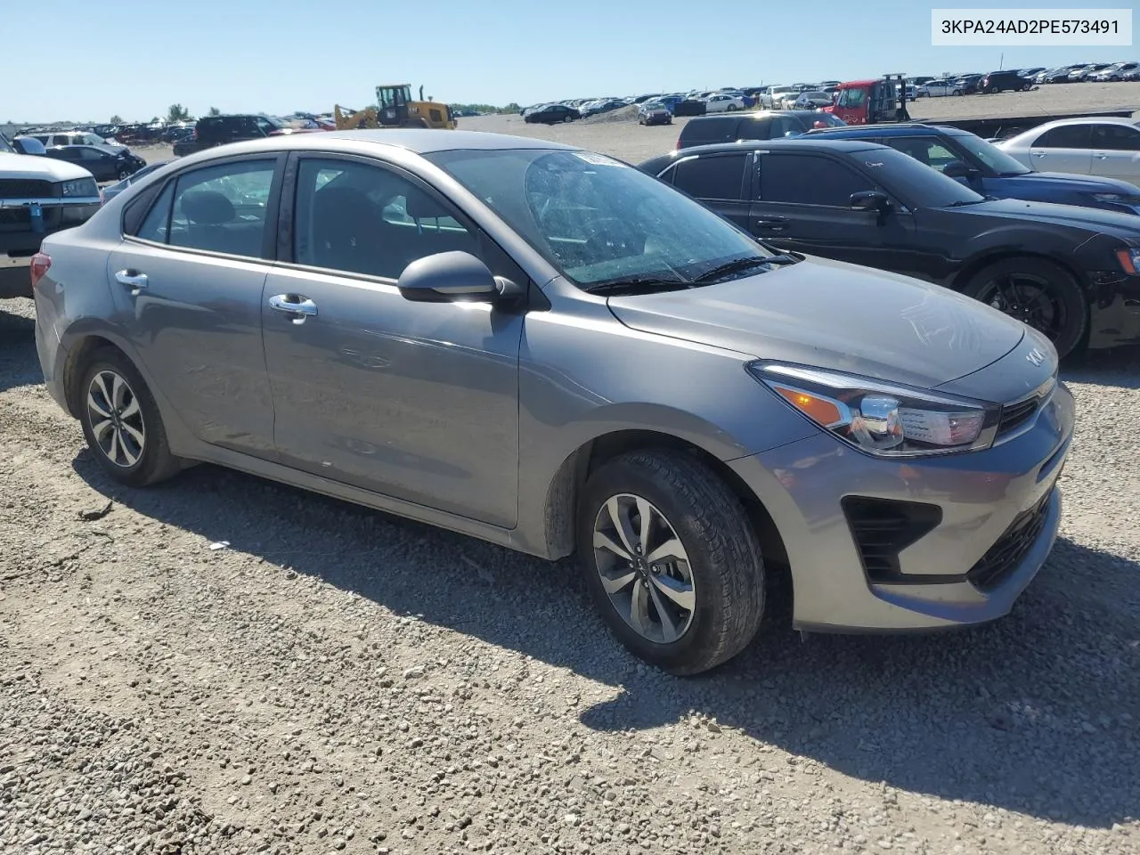 2023 Kia Rio Lx VIN: 3KPA24AD2PE573491 Lot: 58791344