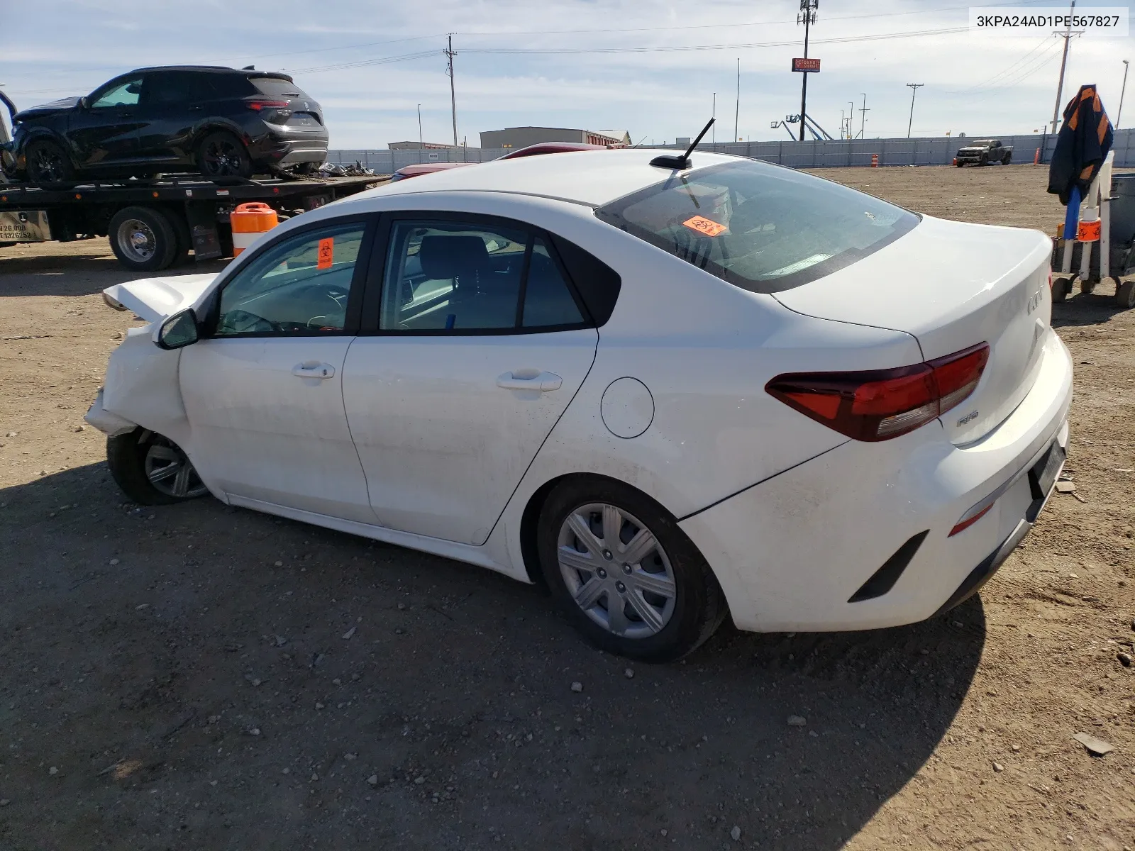 2023 Kia Rio Lx VIN: 3KPA24AD1PE567827 Lot: 64092734