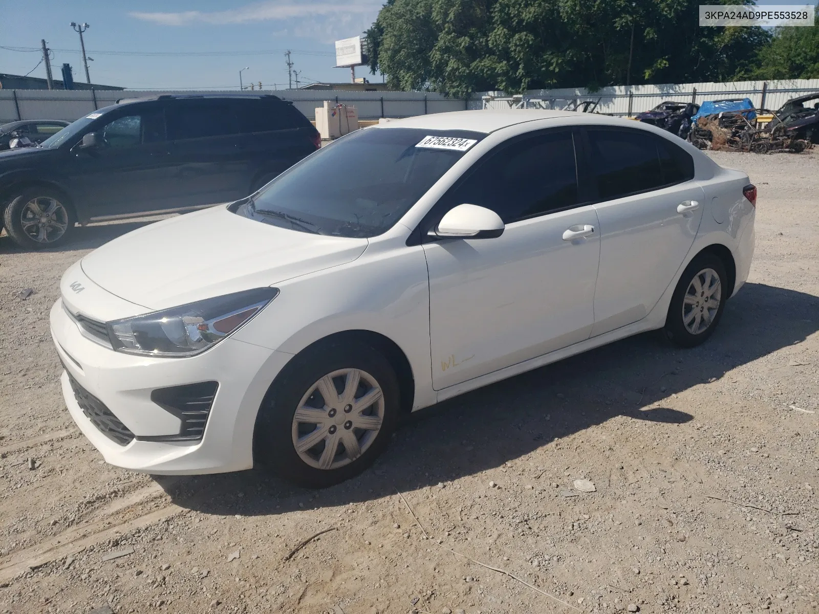 2023 Kia Rio Lx VIN: 3KPA24AD9PE553528 Lot: 67562324