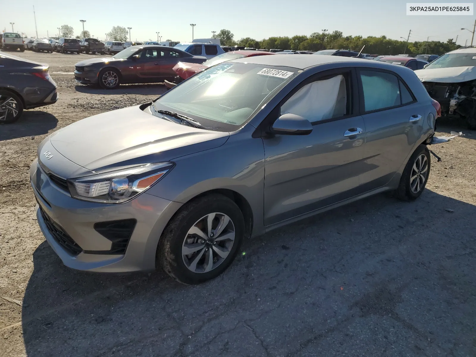 2023 Kia Rio S VIN: 3KPA25AD1PE625845 Lot: 68072814