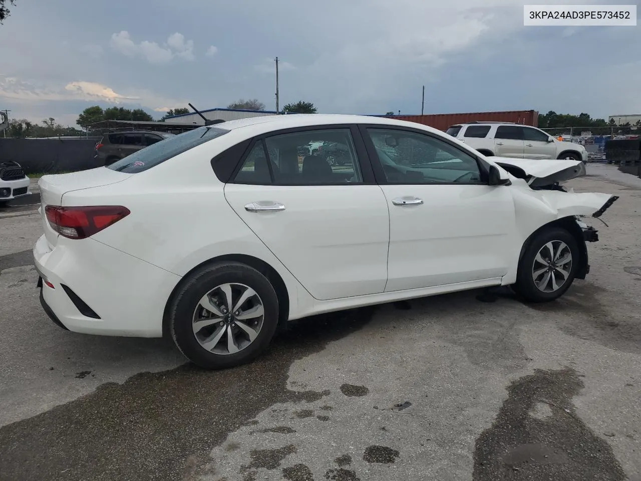 2023 Kia Rio Lx VIN: 3KPA24AD3PE573452 Lot: 68249544