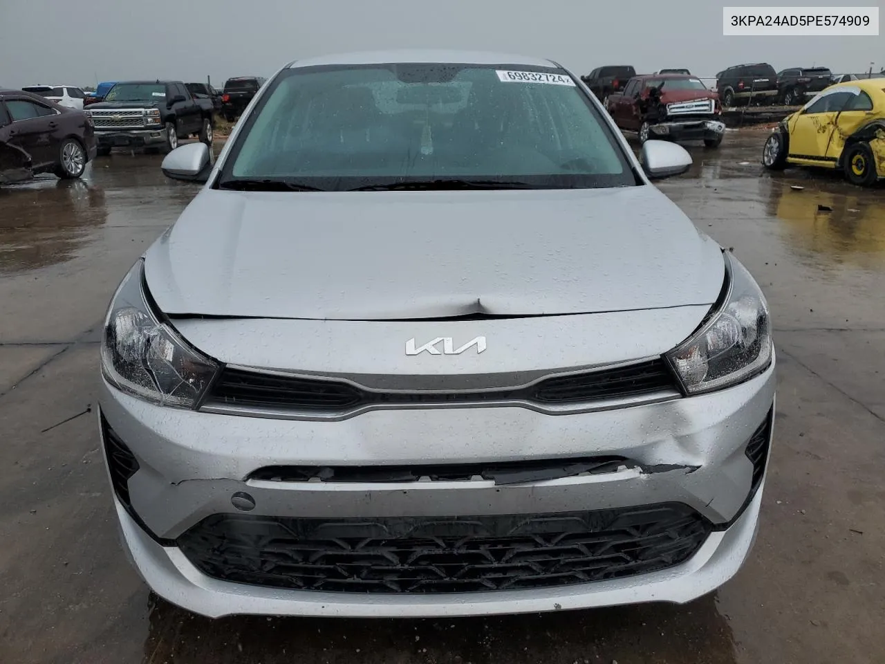 2023 Kia Rio Lx VIN: 3KPA24AD5PE574909 Lot: 69832724