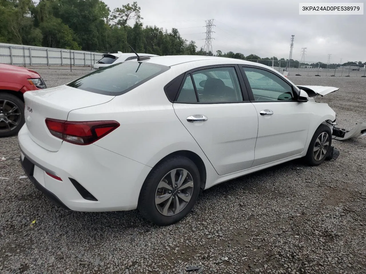 2023 Kia Rio Lx VIN: 3KPA24AD0PE538979 Lot: 70095534