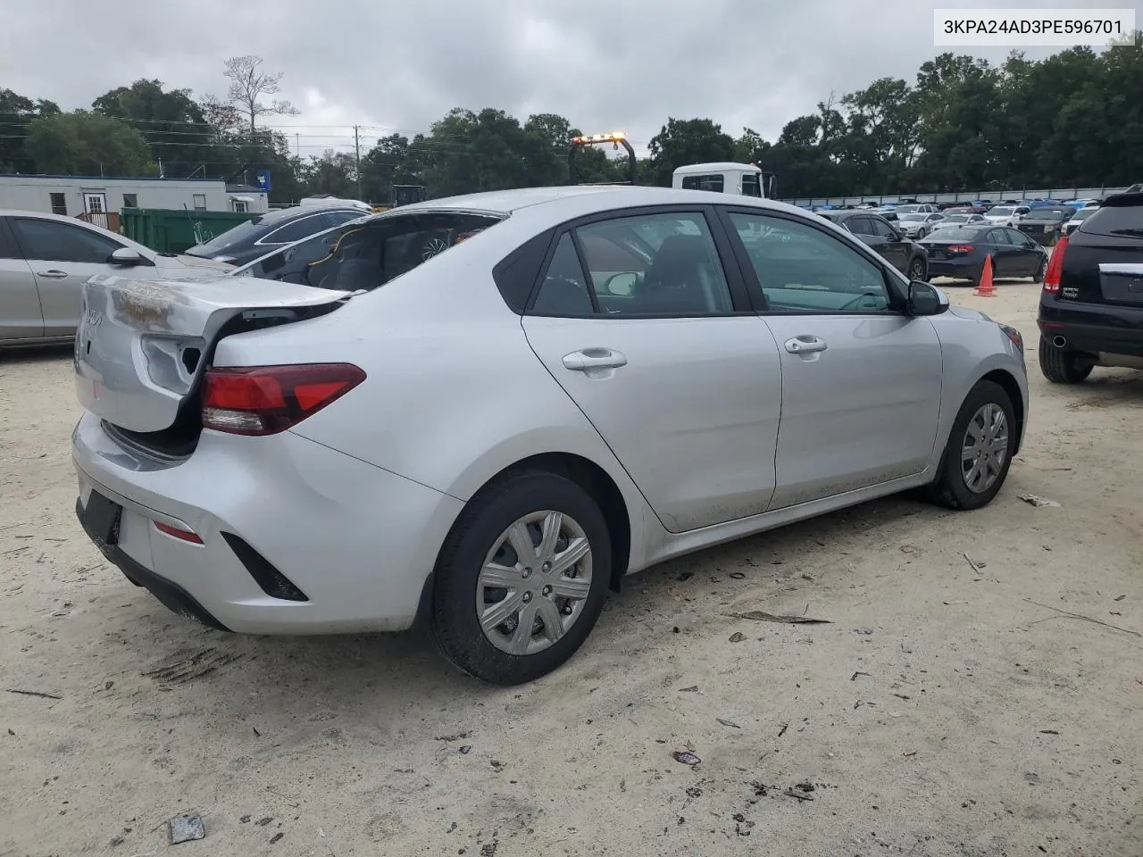 2023 Kia Rio Lx VIN: 3KPA24AD3PE596701 Lot: 71112034