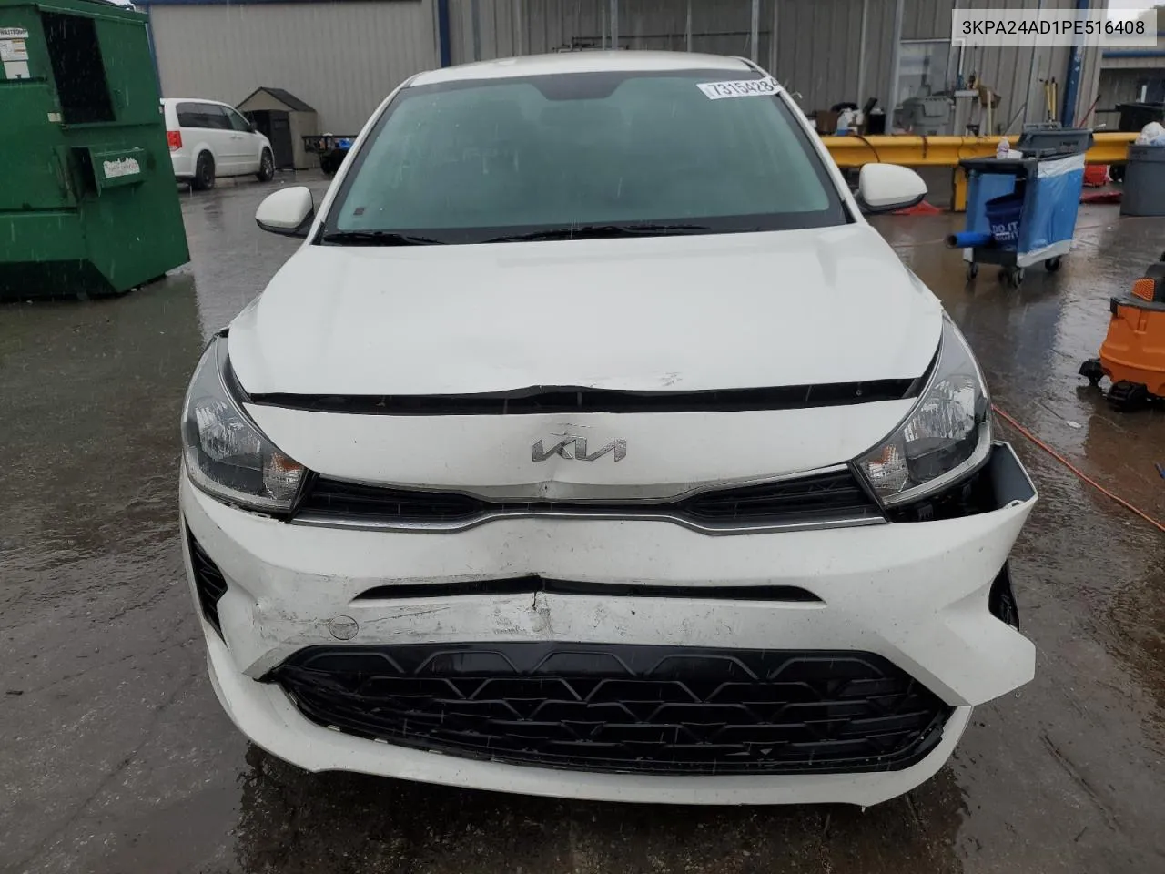 2023 Kia Rio Lx VIN: 3KPA24AD1PE516408 Lot: 73154284