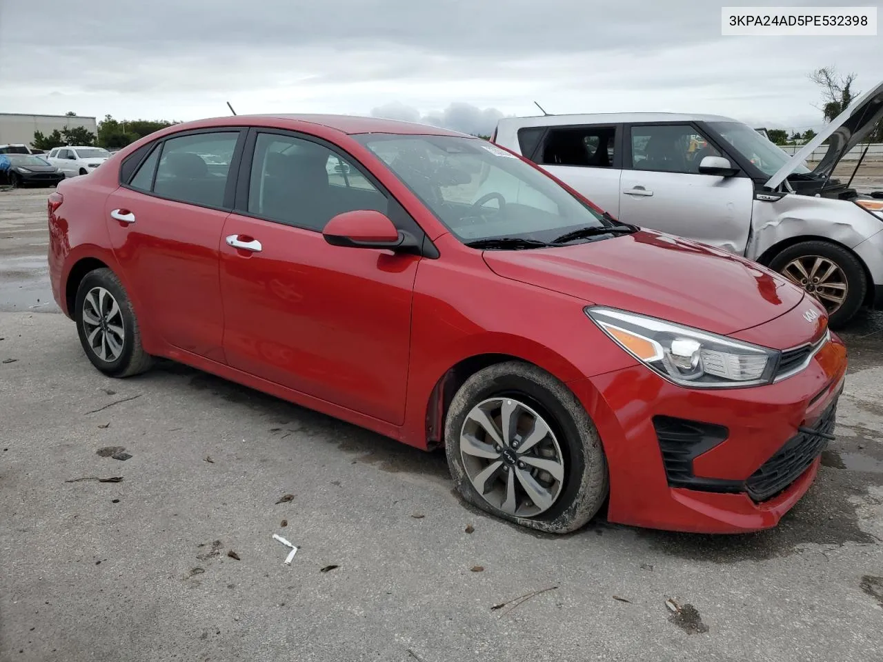 2023 Kia Rio Lx VIN: 3KPA24AD5PE532398 Lot: 73509304