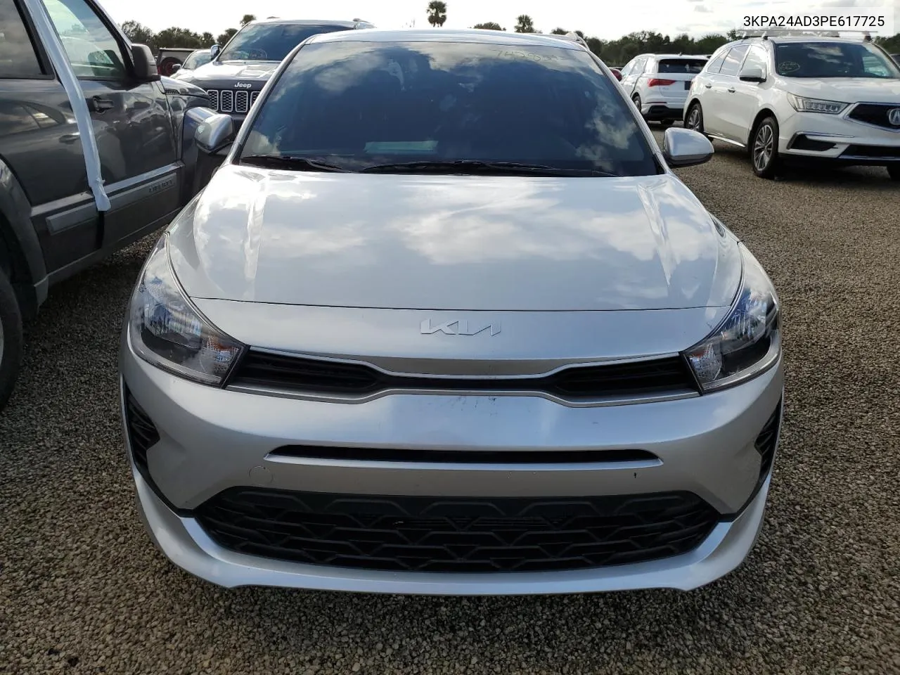 2023 Kia Rio Lx VIN: 3KPA24AD3PE617725 Lot: 74385934