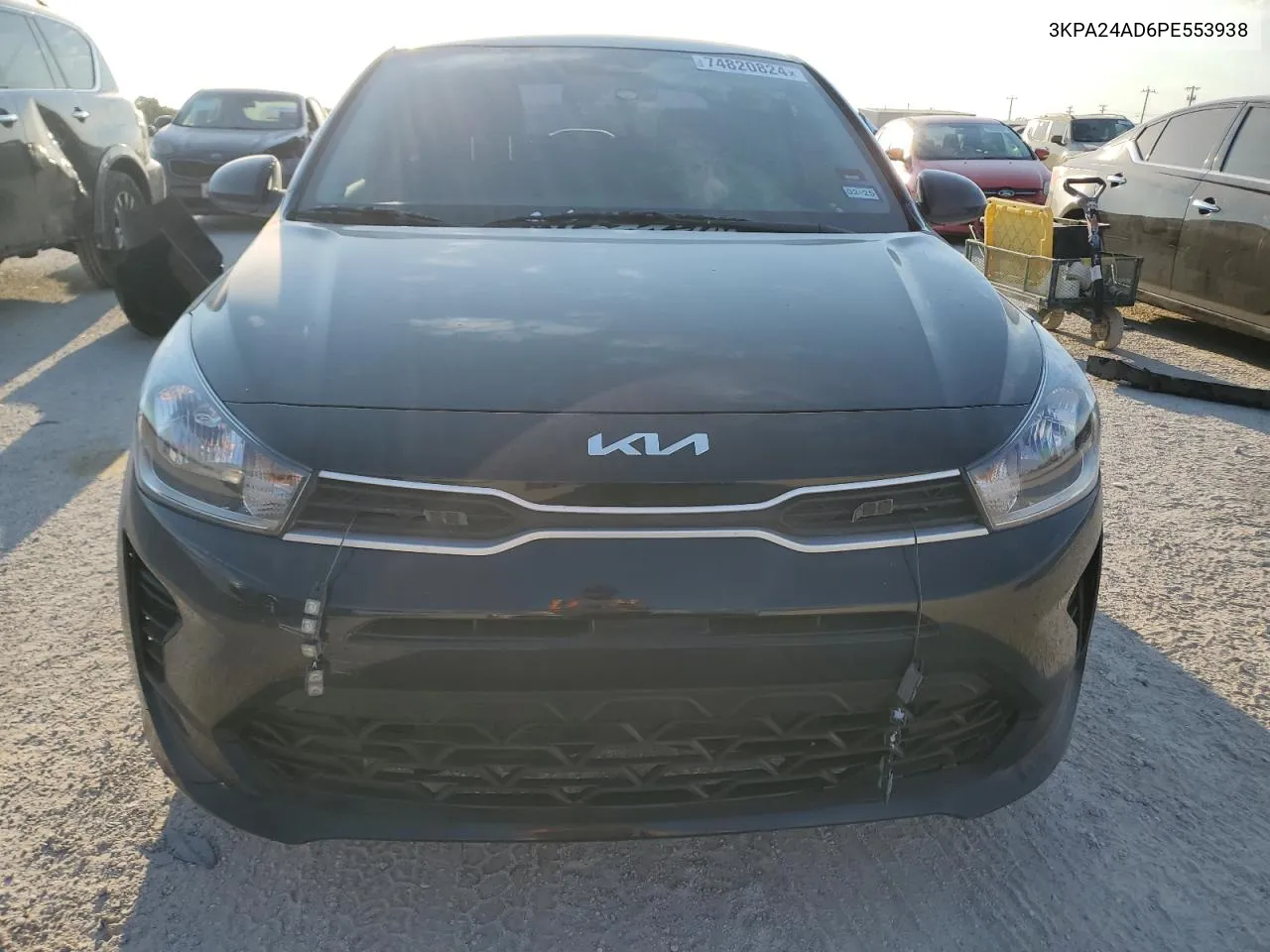 2023 Kia Rio Lx VIN: 3KPA24AD6PE553938 Lot: 74820824