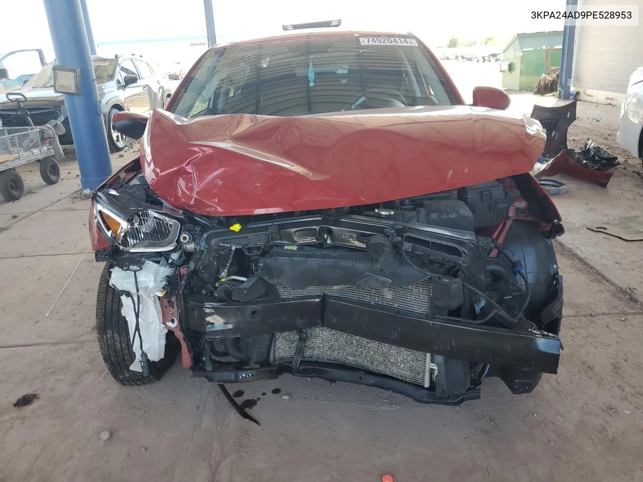 2023 Kia Rio Lx VIN: 3KPA24AD9PE528953 Lot: 74920414