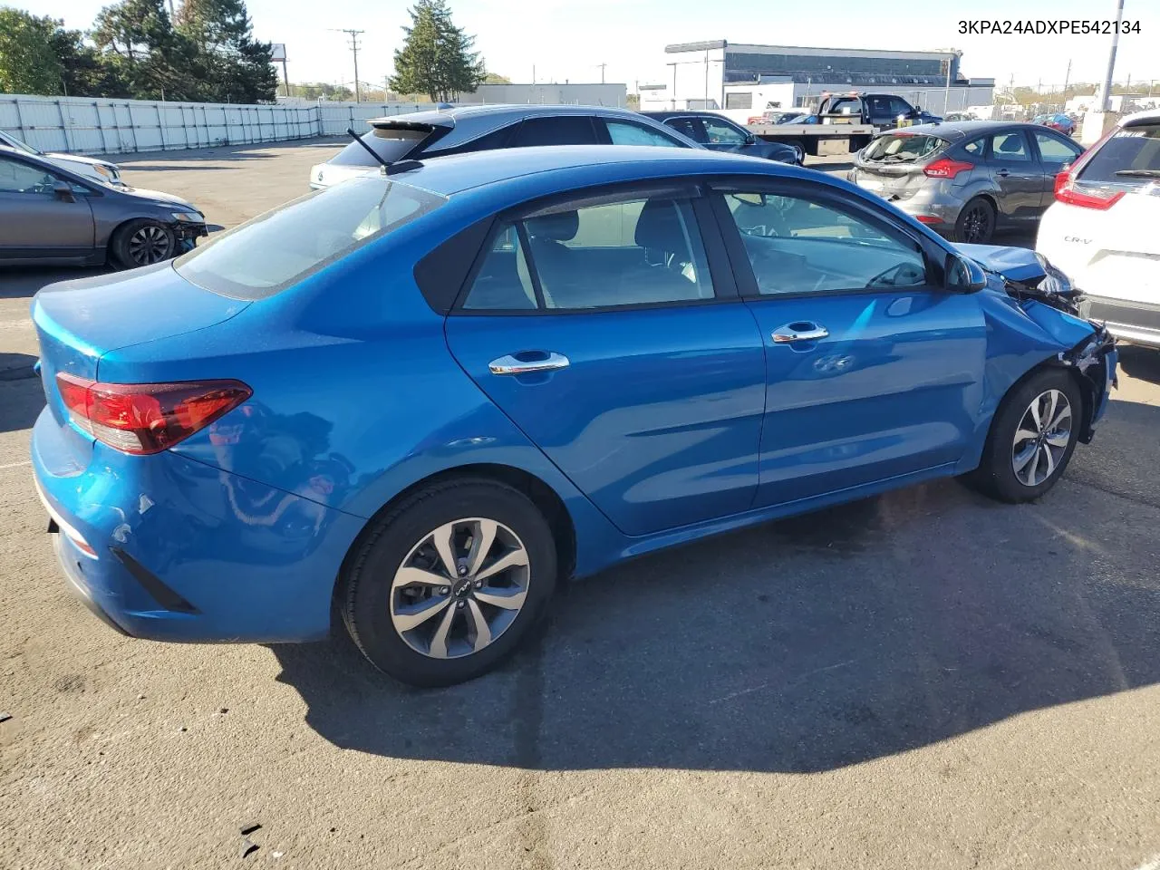 2023 Kia Rio Lx VIN: 3KPA24ADXPE542134 Lot: 76717944