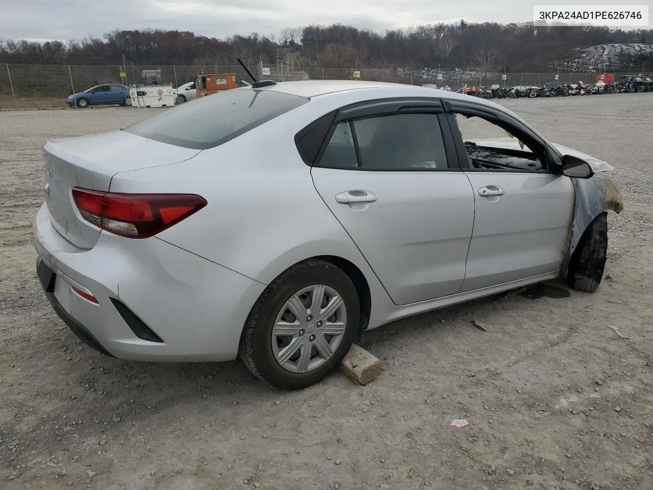 2023 Kia Rio Lx VIN: 3KPA24AD1PE626746 Lot: 80379344