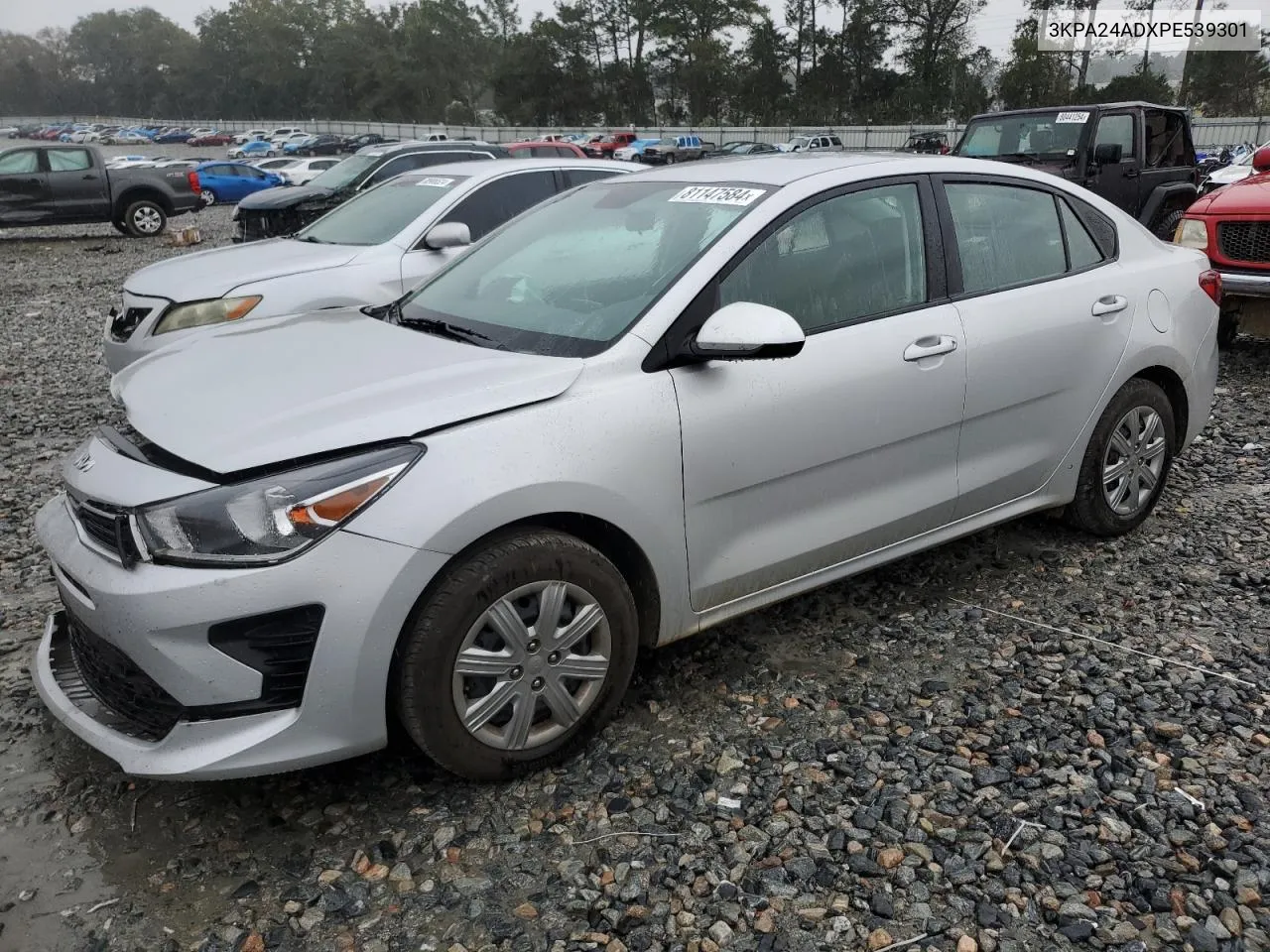 2023 Kia Rio Lx VIN: 3KPA24ADXPE539301 Lot: 81147584