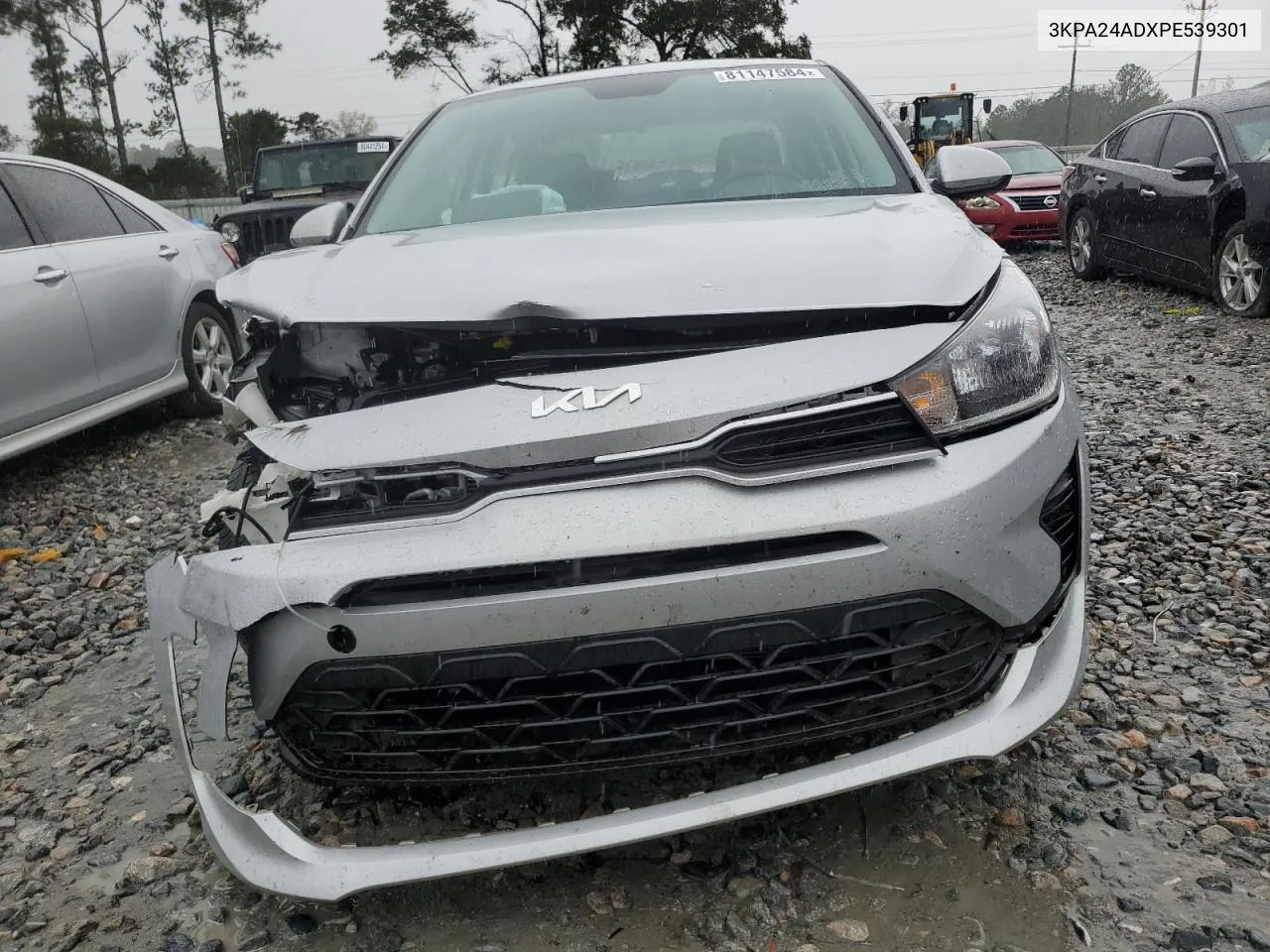 2023 Kia Rio Lx VIN: 3KPA24ADXPE539301 Lot: 81147584