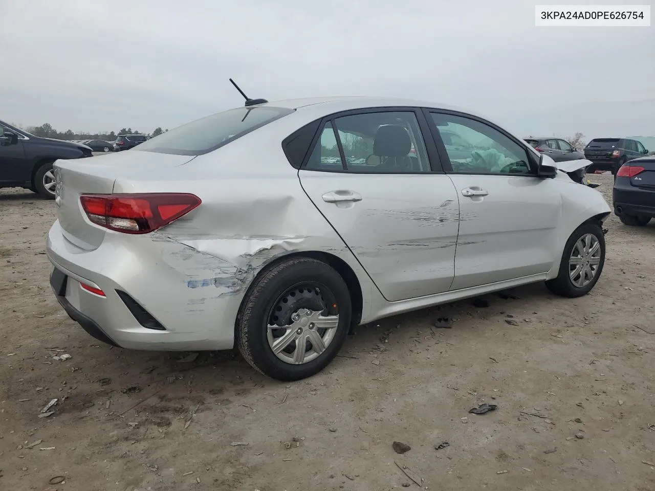 2023 Kia Rio Lx VIN: 3KPA24AD0PE626754 Lot: 81505804