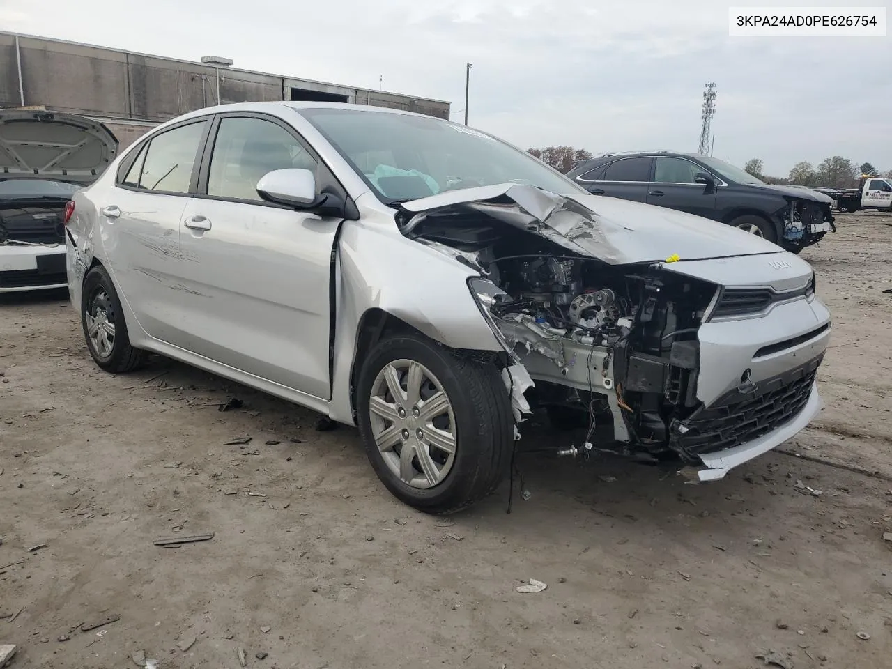 2023 Kia Rio Lx VIN: 3KPA24AD0PE626754 Lot: 81505804