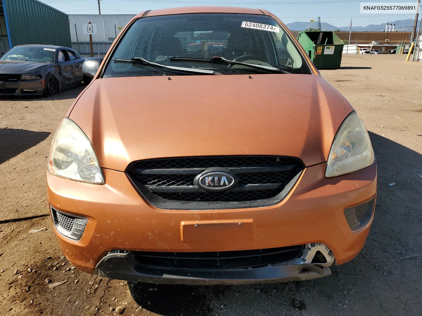 2007 Kia Rondo Base VIN: KNAFG525577069891 Lot: 62408374