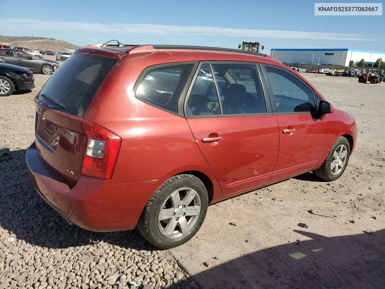 2007 Kia Rondo Base VIN: KNAFG525377063667 Lot: 72430004