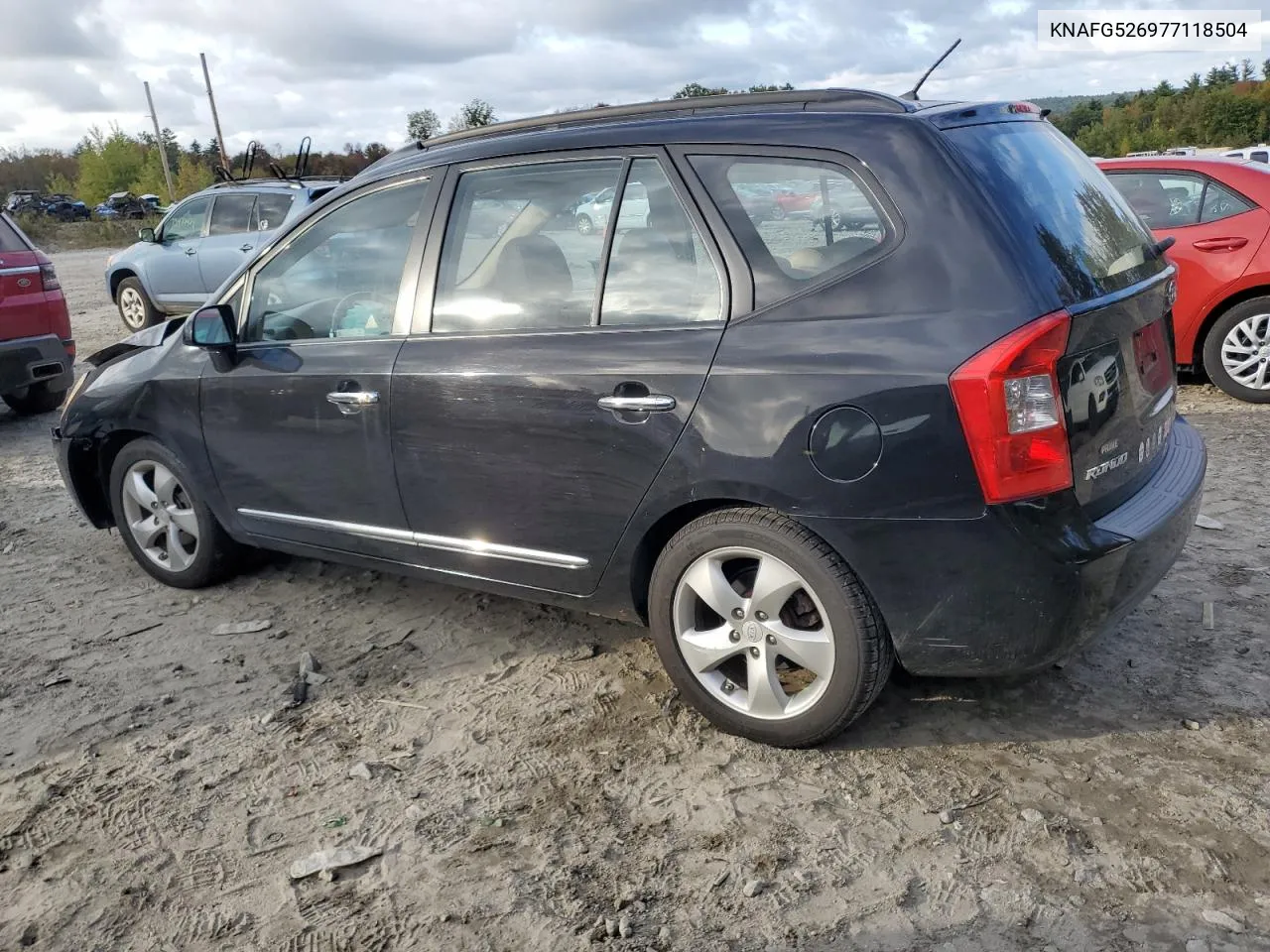 2007 Kia Rondo Lx VIN: KNAFG526977118504 Lot: 74013034