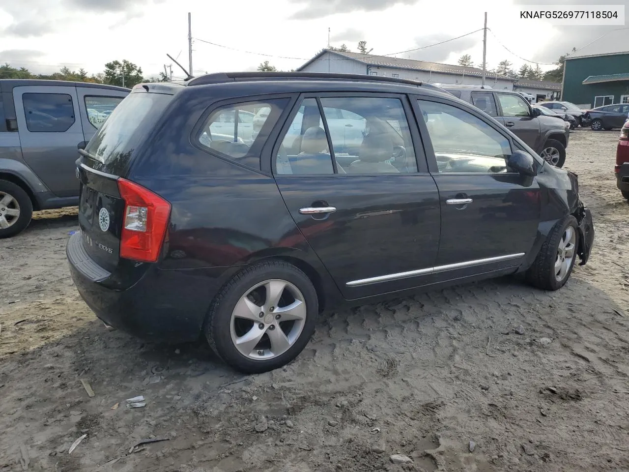 2007 Kia Rondo Lx VIN: KNAFG526977118504 Lot: 74013034