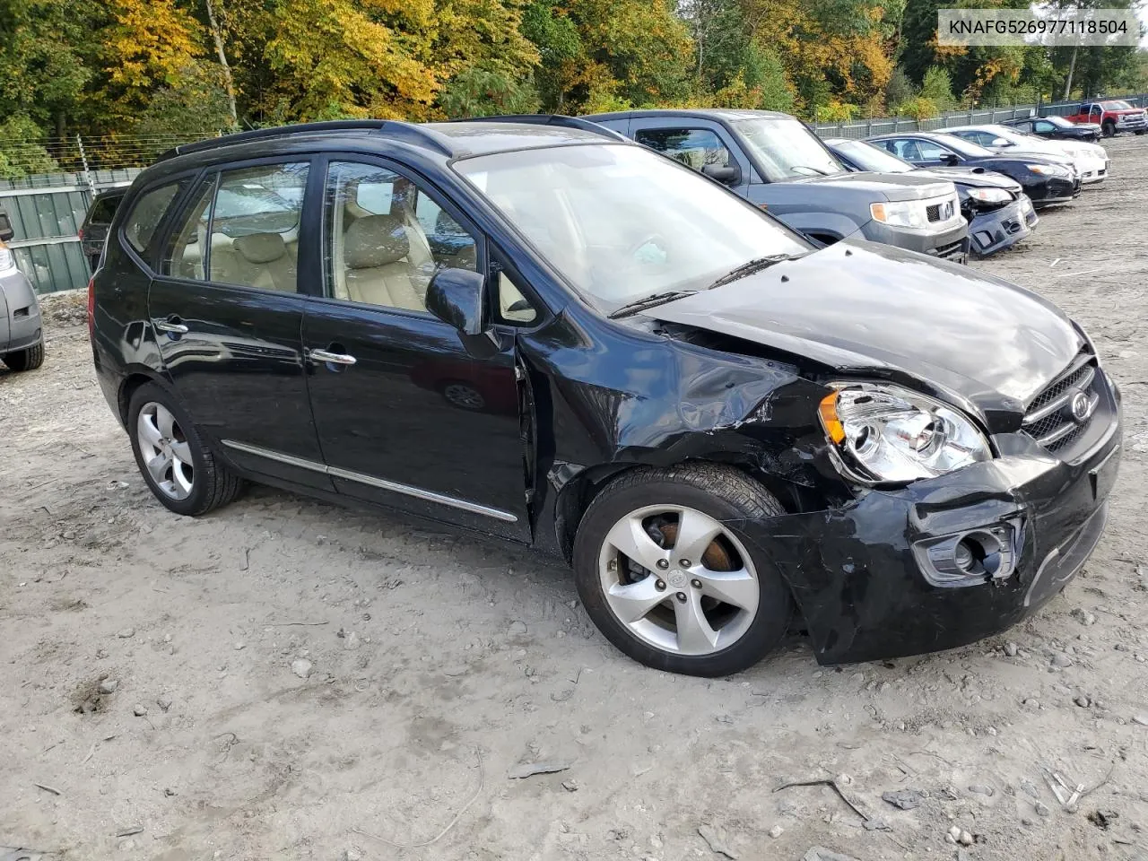 2007 Kia Rondo Lx VIN: KNAFG526977118504 Lot: 74013034