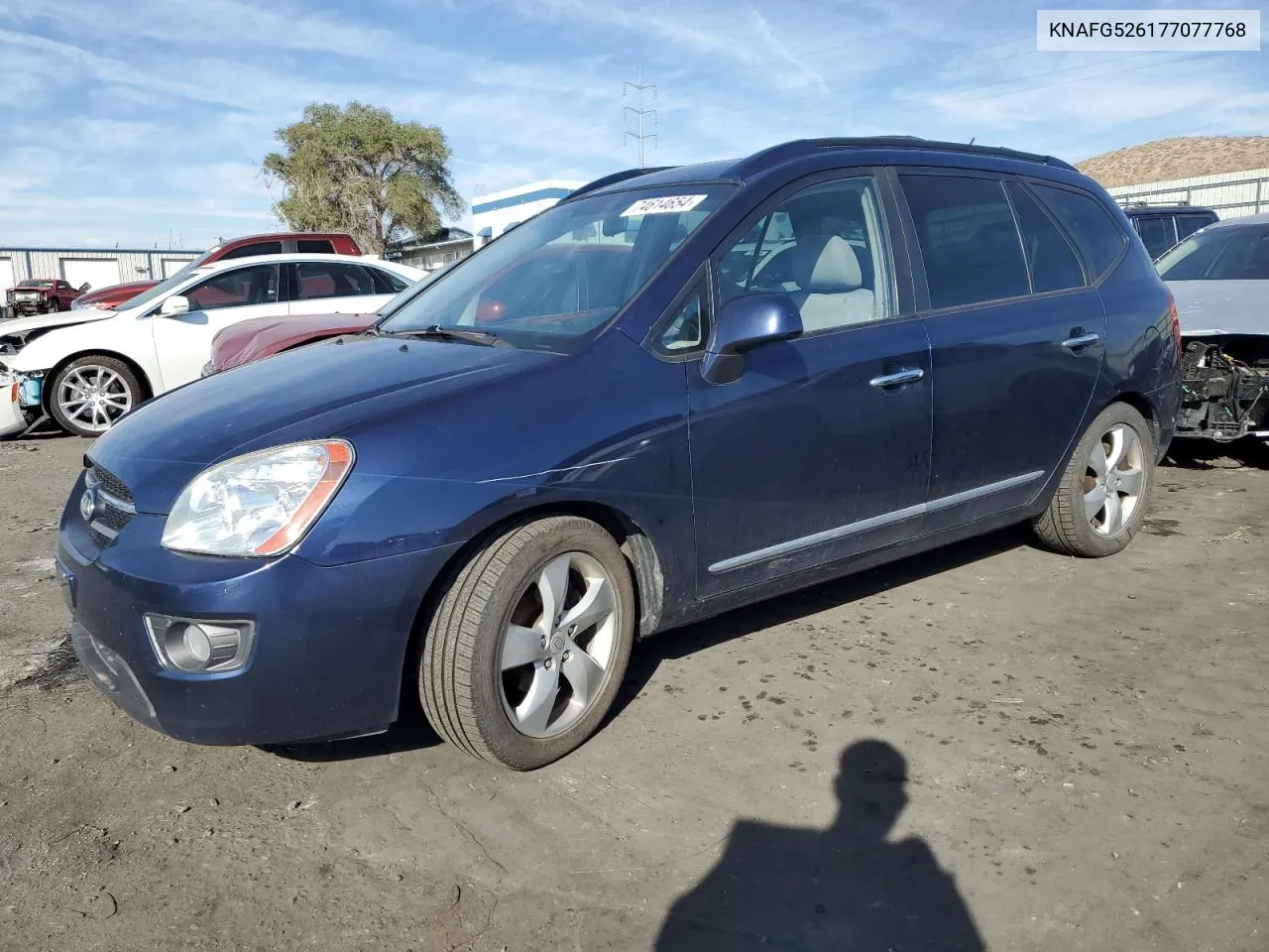 2007 Kia Rondo Lx VIN: KNAFG526177077768 Lot: 74614654