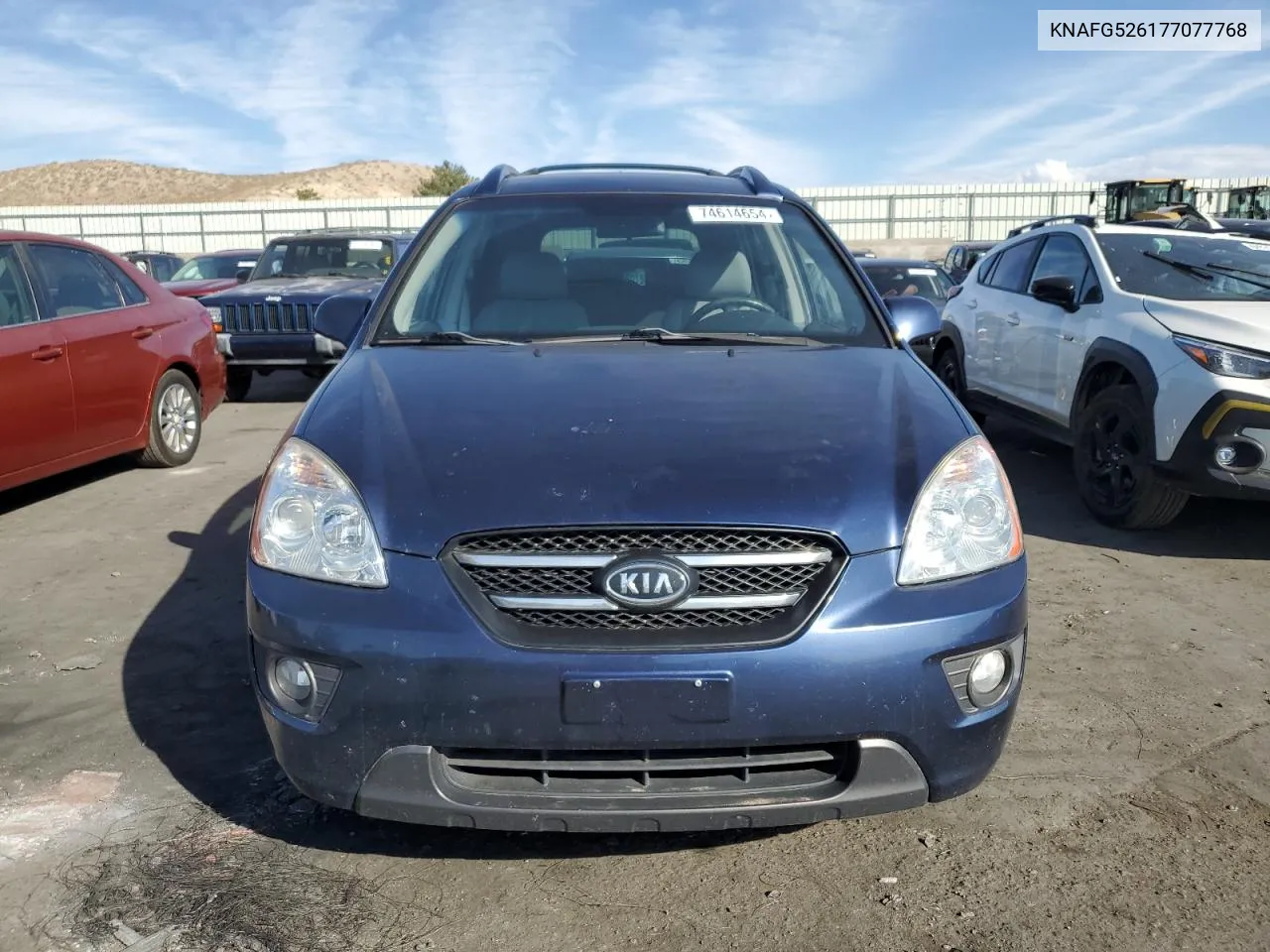 2007 Kia Rondo Lx VIN: KNAFG526177077768 Lot: 74614654