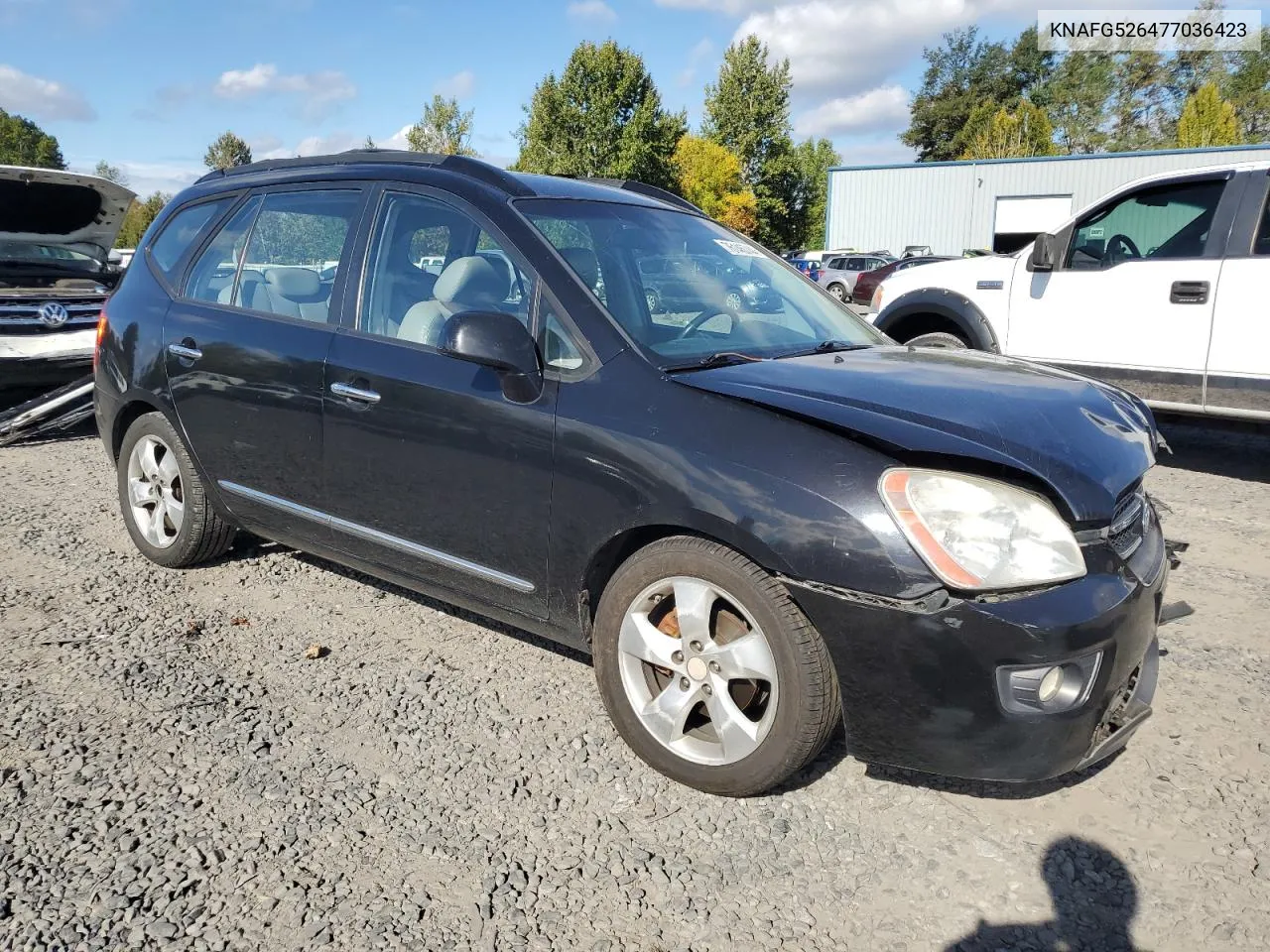 2007 Kia Rondo Lx VIN: KNAFG526477036423 Lot: 76145744