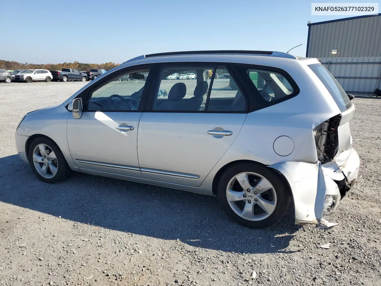 2007 Kia Rondo Lx VIN: KNAFG526377102329 Lot: 76332214