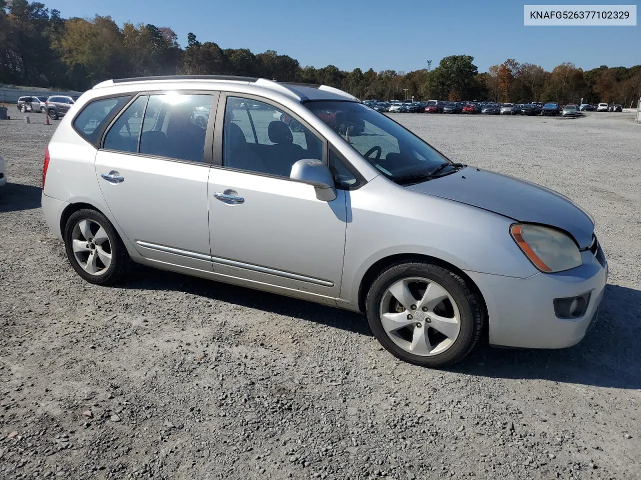 2007 Kia Rondo Lx VIN: KNAFG526377102329 Lot: 76332214