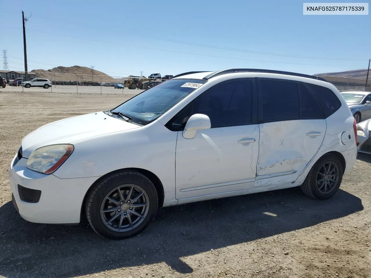 2008 Kia Rondo Base VIN: KNAFG525787175339 Lot: 67973964