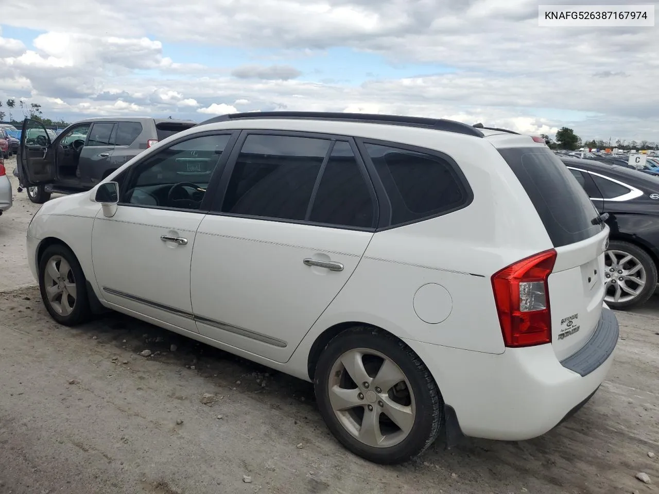 2008 Kia Rondo Lx VIN: KNAFG526387167974 Lot: 73644594