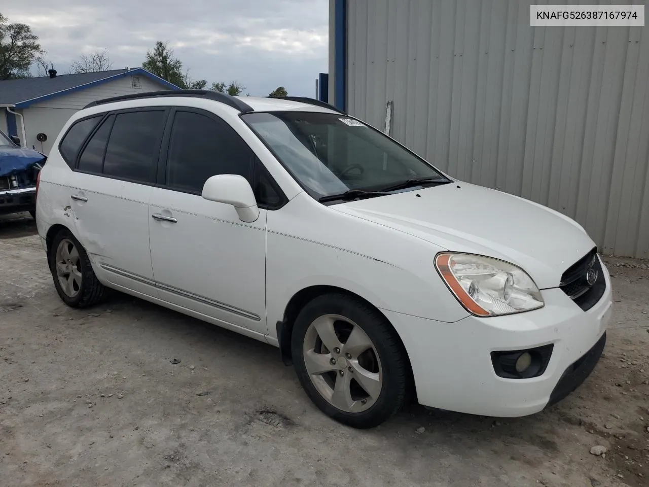 2008 Kia Rondo Lx VIN: KNAFG526387167974 Lot: 73644594