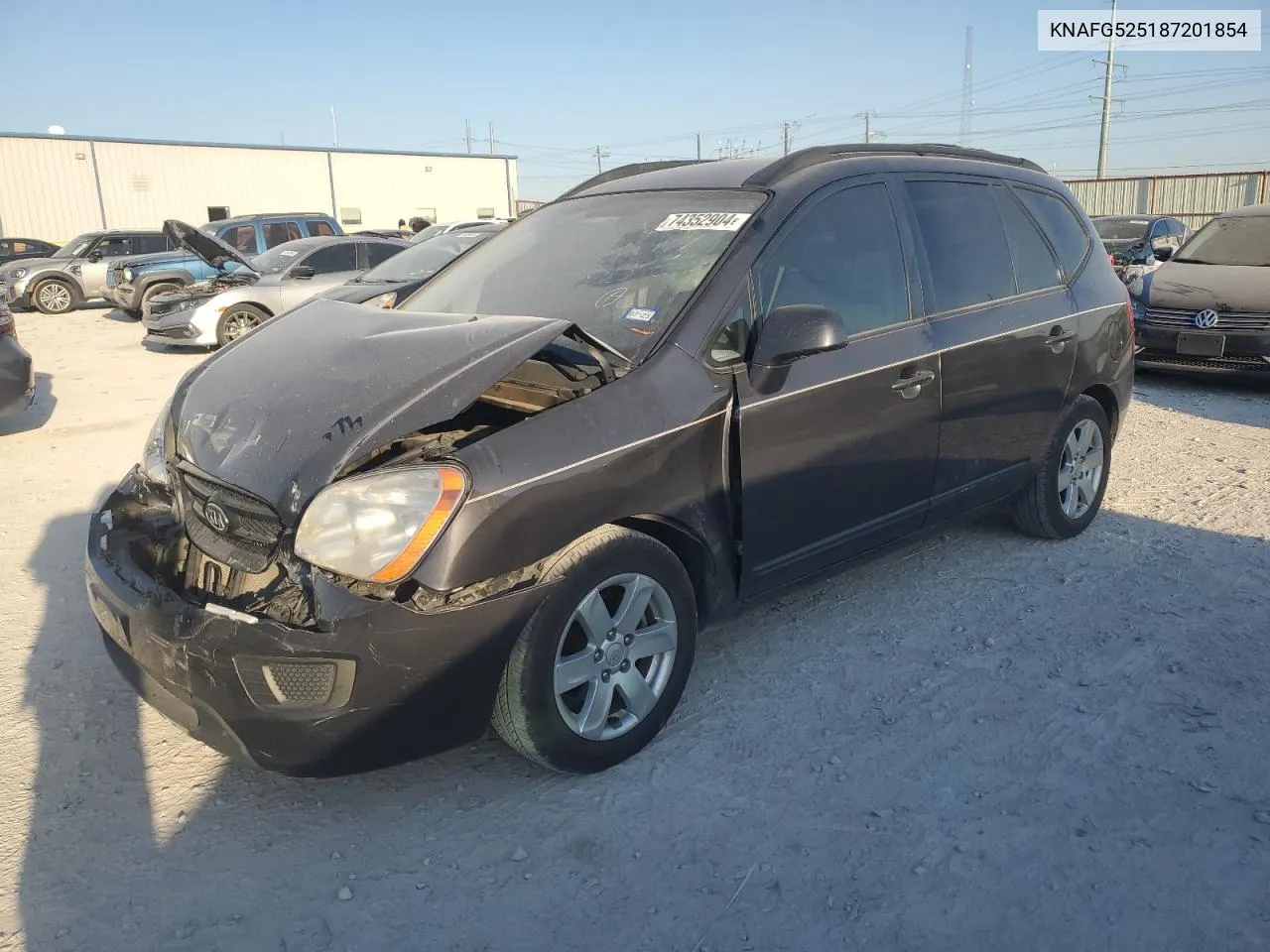 2008 Kia Rondo Base VIN: KNAFG525187201854 Lot: 74352904