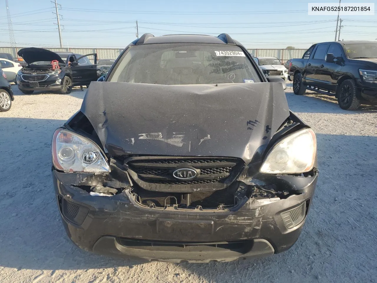 2008 Kia Rondo Base VIN: KNAFG525187201854 Lot: 74352904