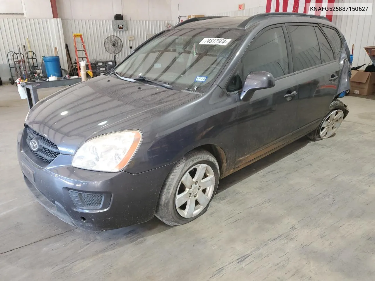 2008 Kia Rondo Base VIN: KNAFG525887150627 Lot: 74677504