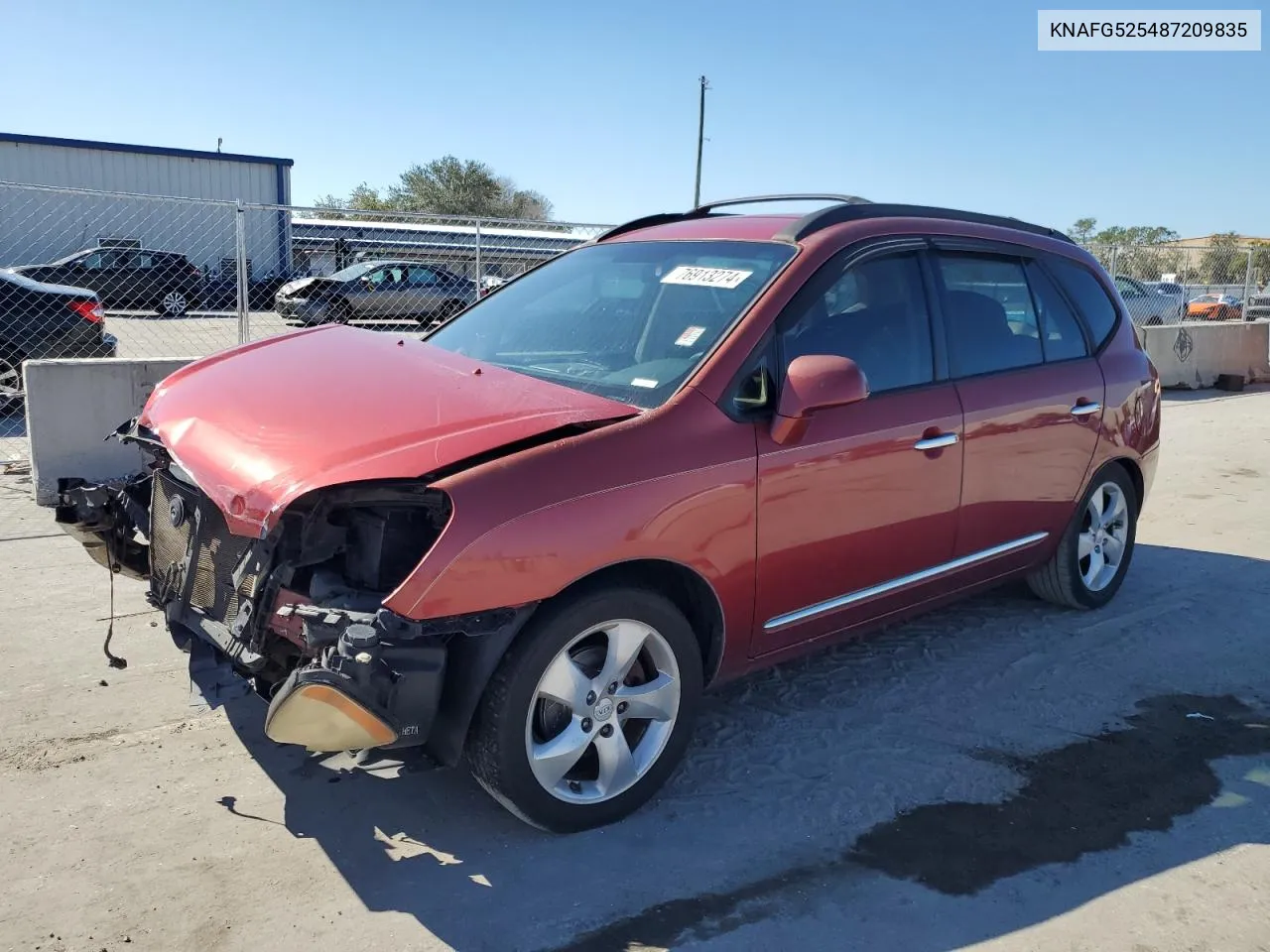 2008 Kia Rondo Base VIN: KNAFG525487209835 Lot: 76913274