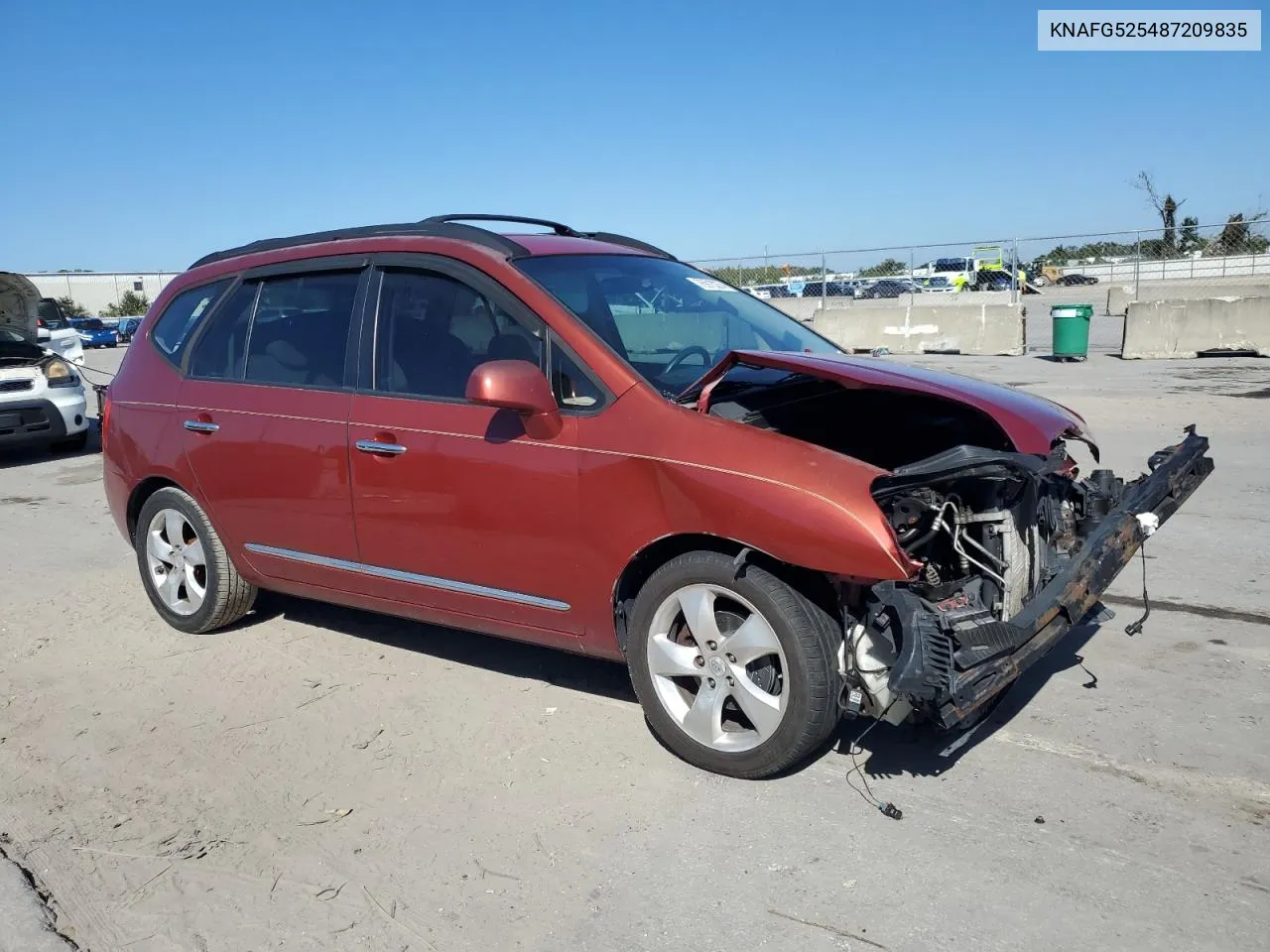 2008 Kia Rondo Base VIN: KNAFG525487209835 Lot: 76913274