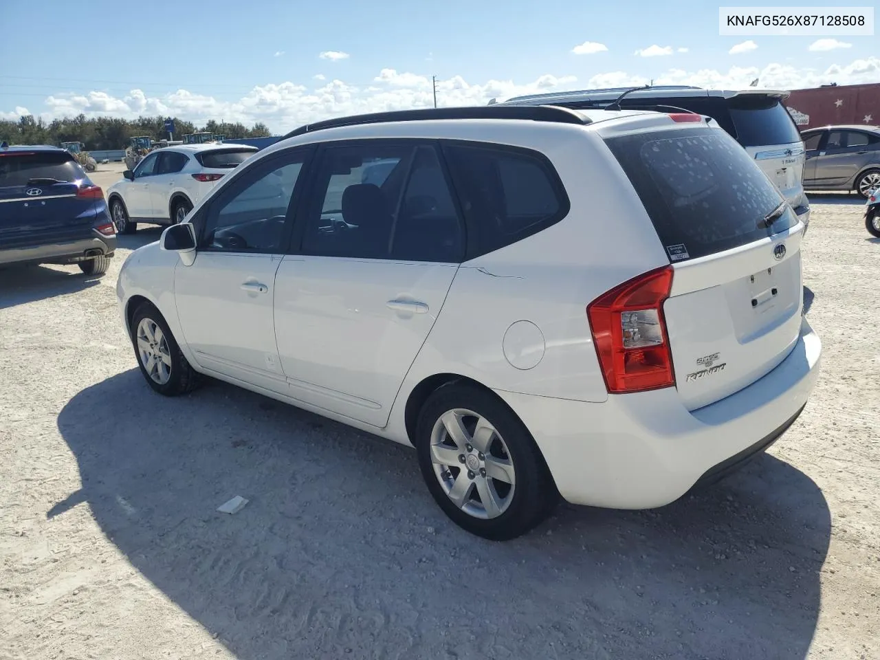 2008 Kia Rondo Lx VIN: KNAFG526X87128508 Lot: 77419384