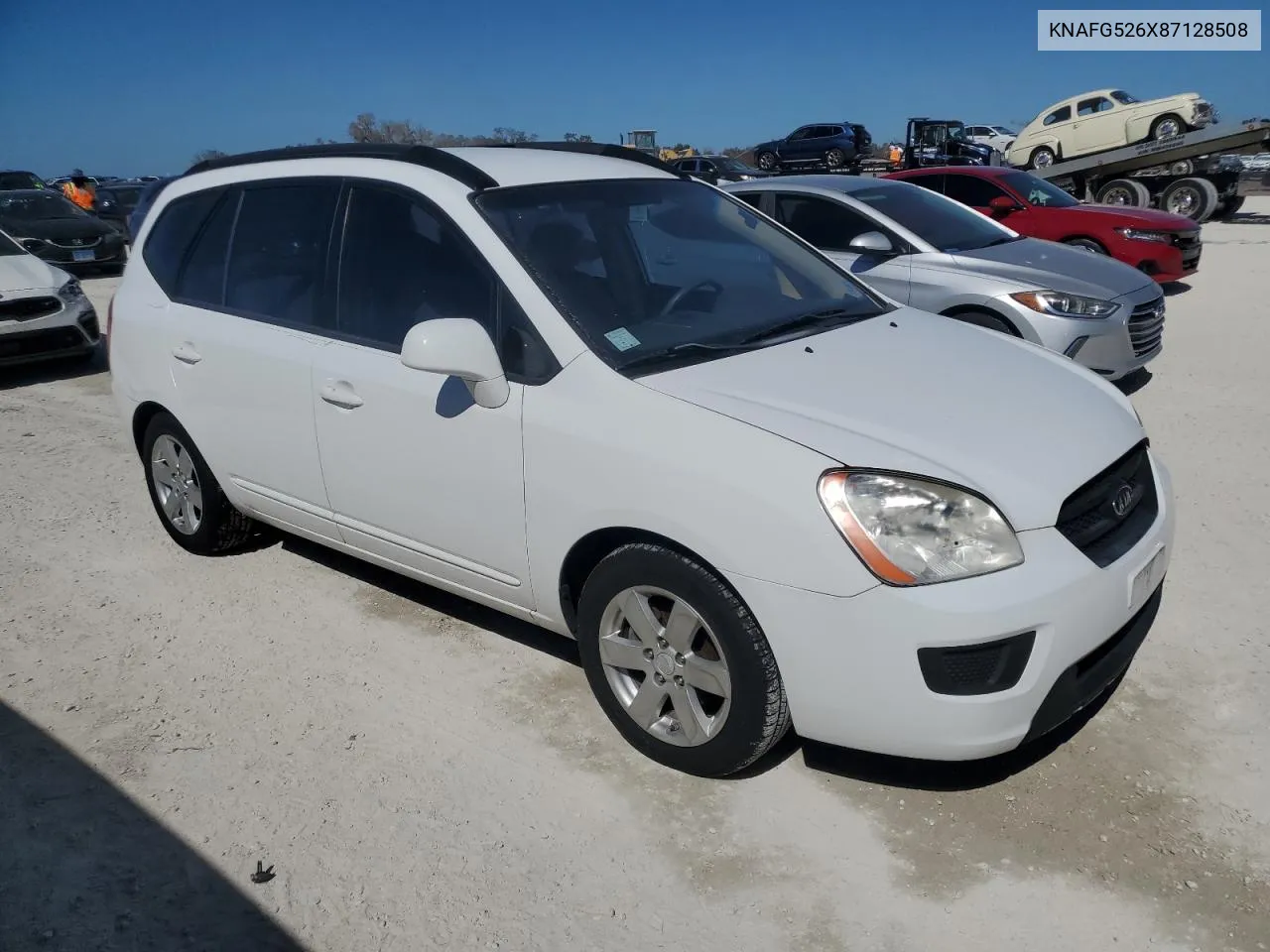 2008 Kia Rondo Lx VIN: KNAFG526X87128508 Lot: 77419384