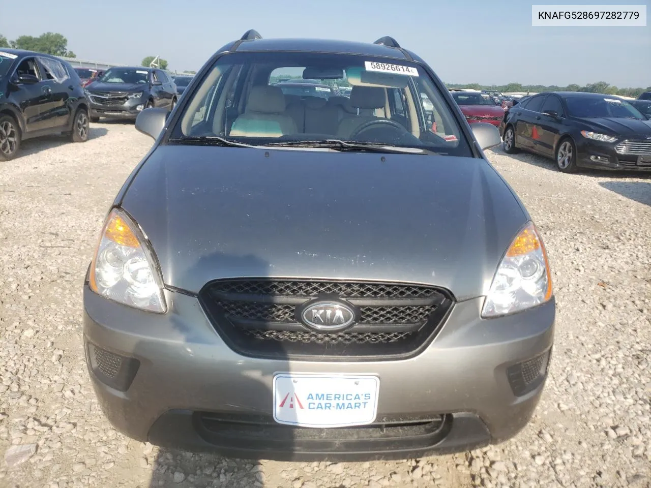 2009 Kia Rondo Base VIN: KNAFG528697282779 Lot: 58926614