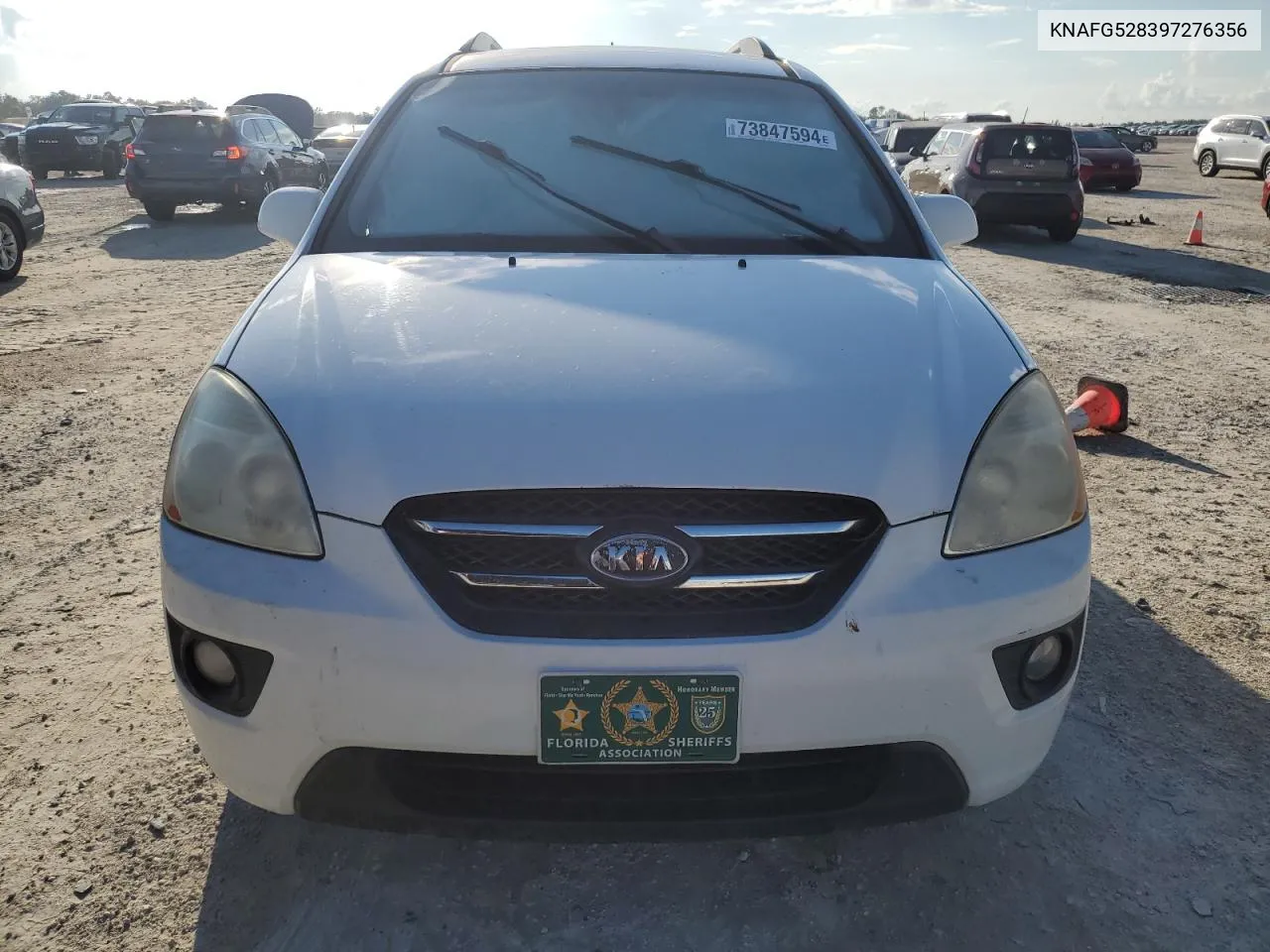 2009 Kia Rondo Base VIN: KNAFG528397276356 Lot: 73847594