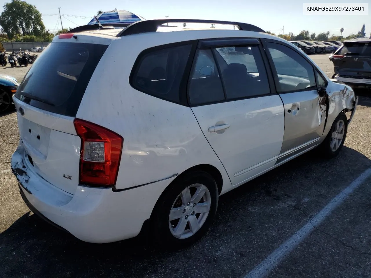 2009 Kia Rondo Base VIN: KNAFG529X97273401 Lot: 75829094