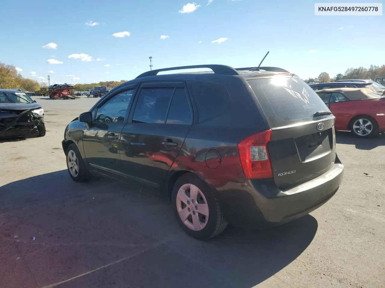 2009 Kia Rondo Base VIN: KNAFG528497260778 Lot: 76497534