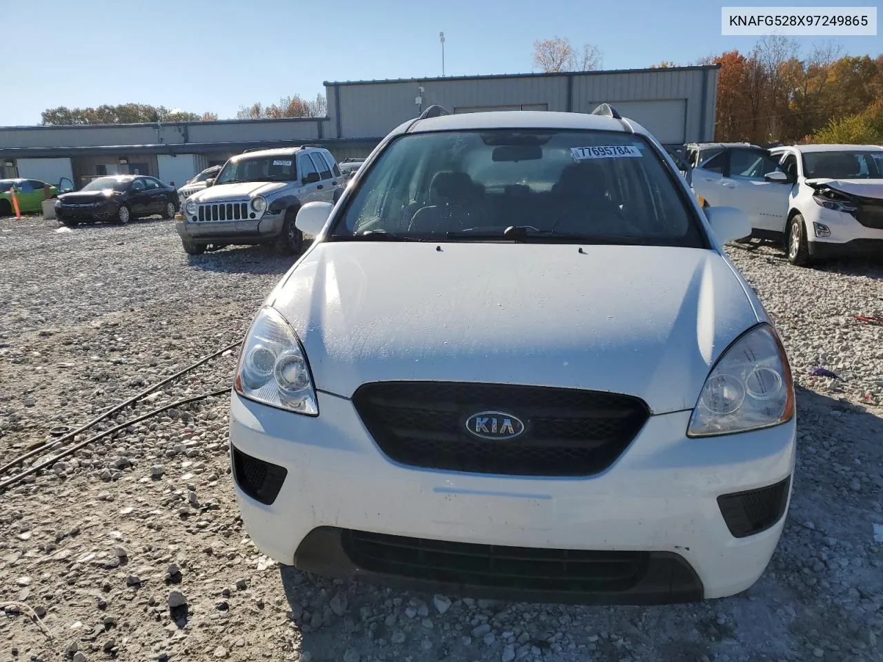 2009 Kia Rondo Base VIN: KNAFG528X97249865 Lot: 77695784