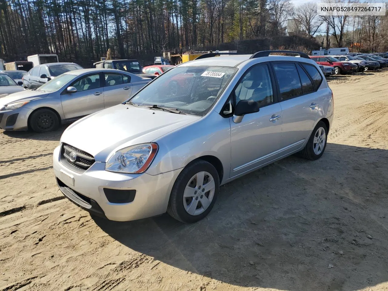 2009 Kia Rondo Base VIN: KNAFG528497264717 Lot: 78735554