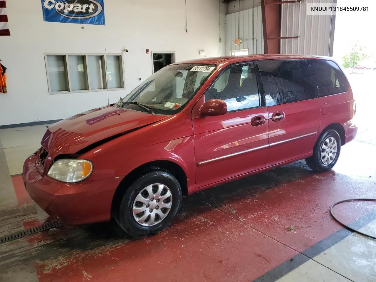 KNDUP131846509781 2004 Kia Sedona Ex