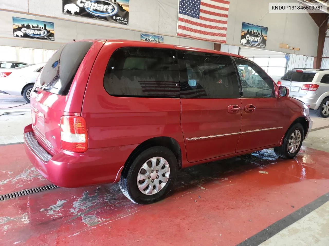 2004 Kia Sedona Ex VIN: KNDUP131846509781 Lot: 58121264