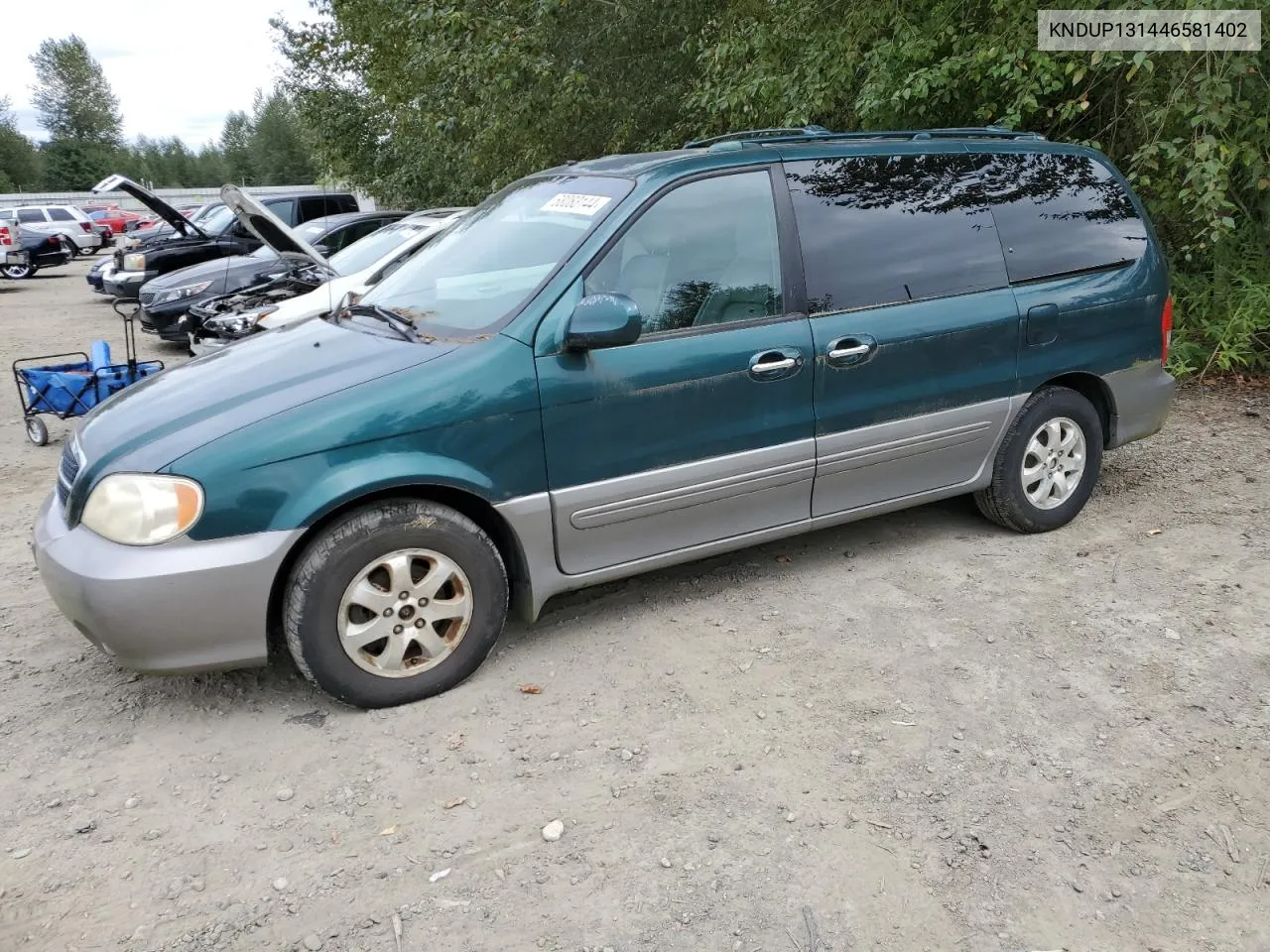 2004 Kia Sedona Ex VIN: KNDUP131446581402 Lot: 68083144