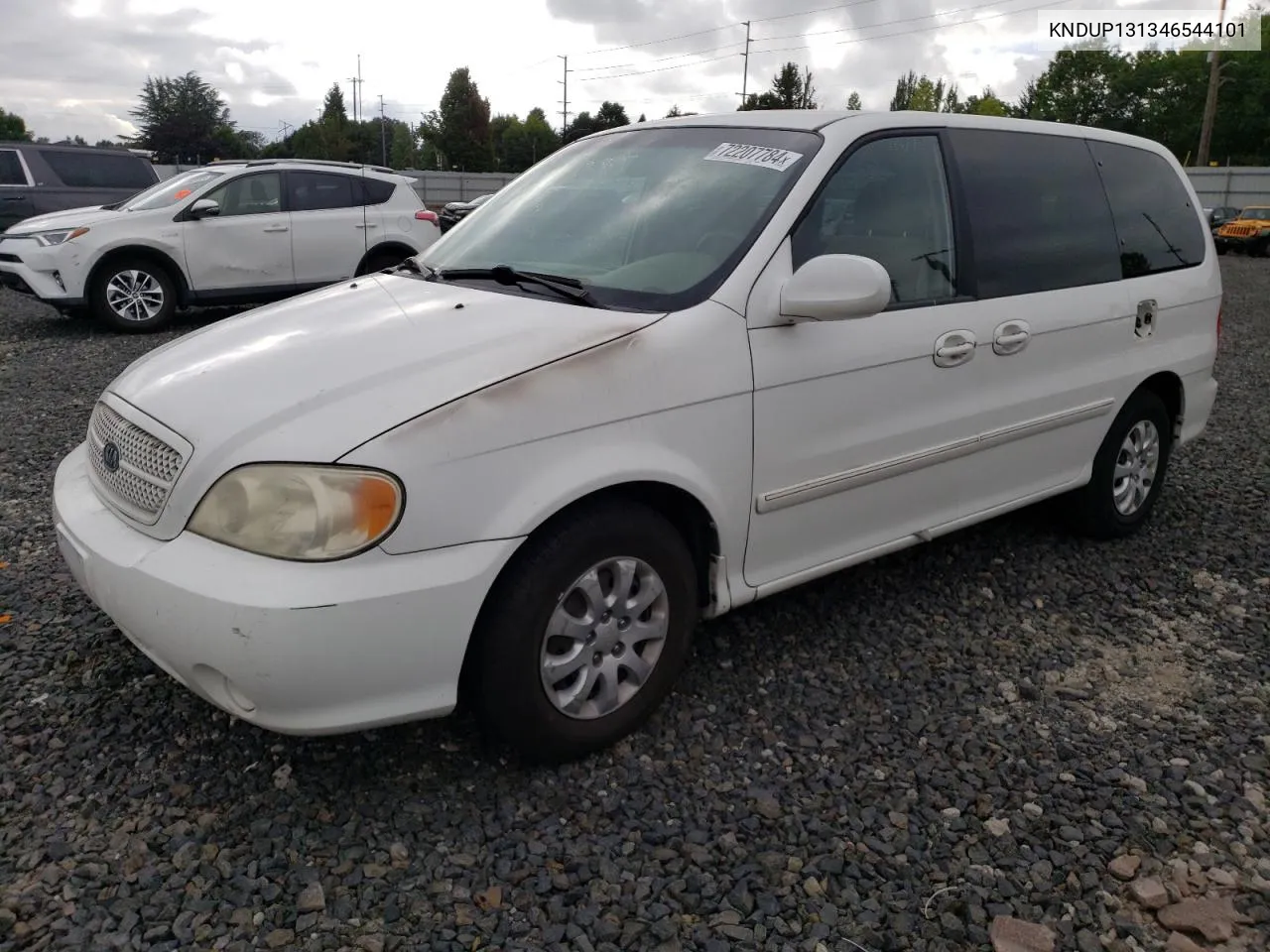 2004 Kia Sedona Ex VIN: KNDUP131346544101 Lot: 72207784