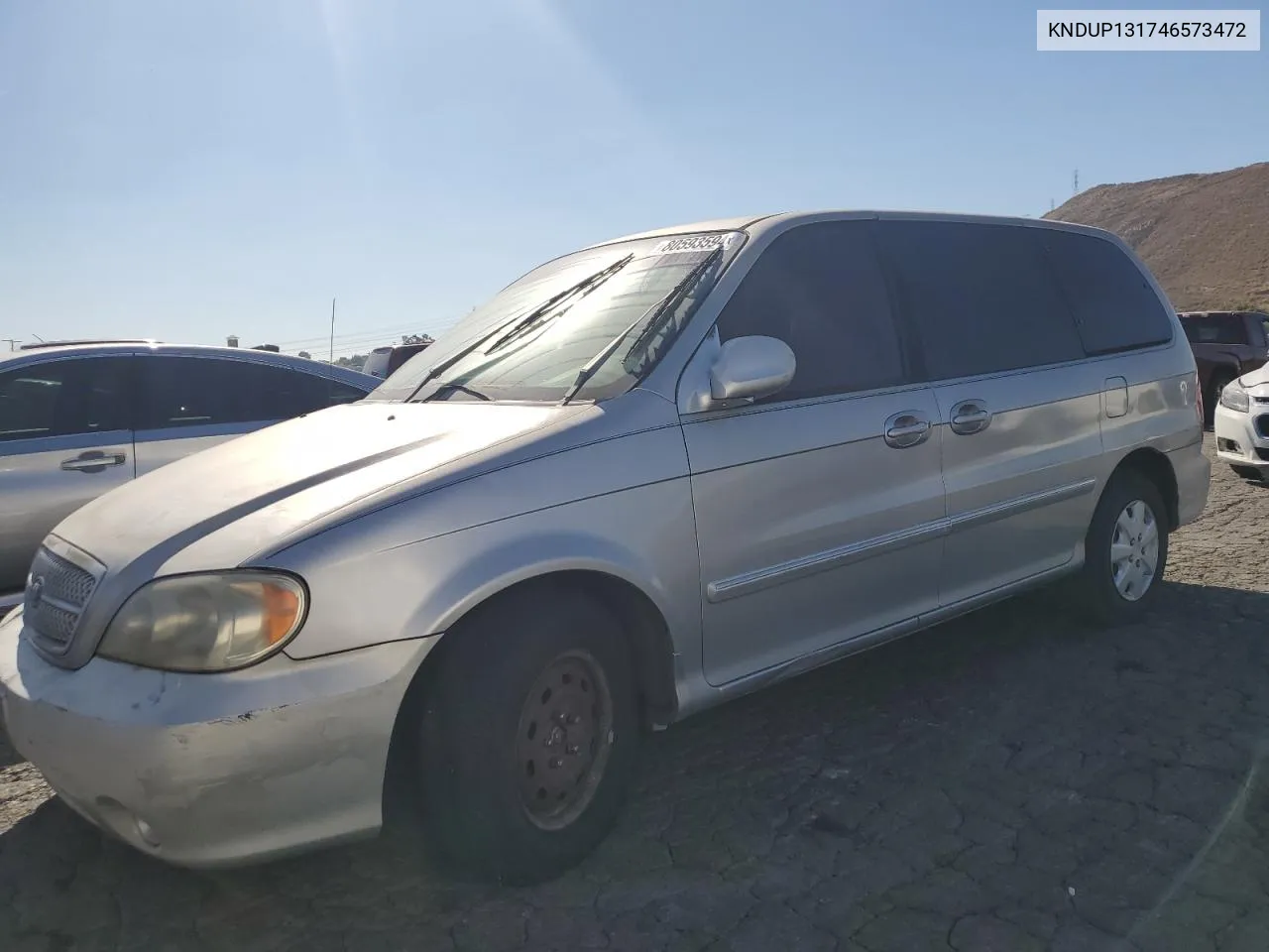 2004 Kia Sedona Ex VIN: KNDUP131746573472 Lot: 80593594